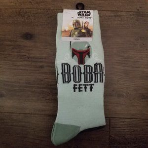($15 in Bundle) 2 pack - Disney Star Wars Boba Fett Socks
